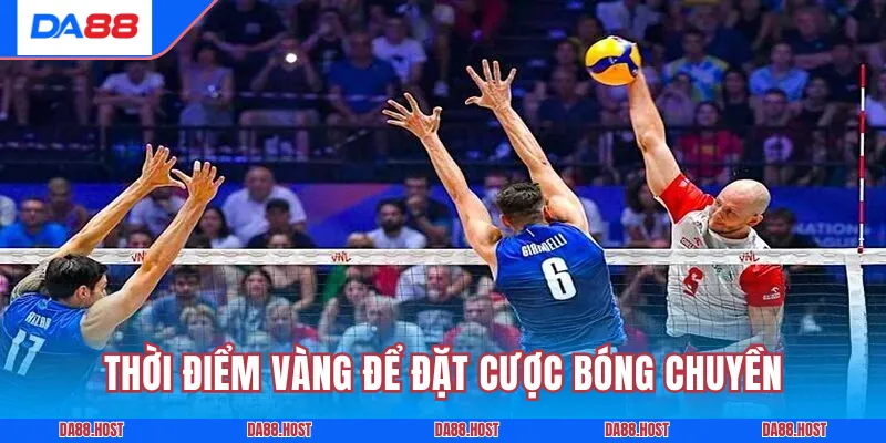 Thời điểm vàng để đặt cược bóng chuyền